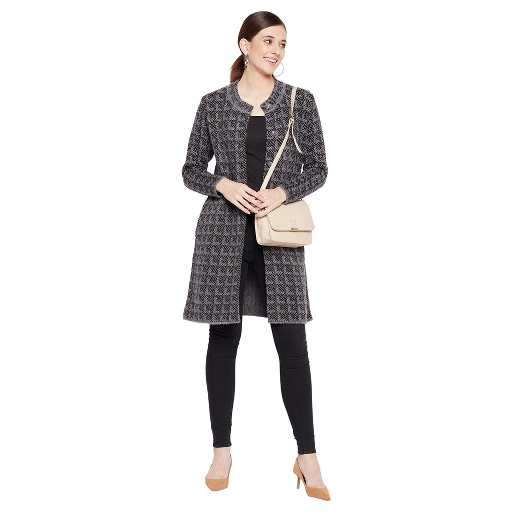 Duke Urban Women Full Sleeve Long Cardigan (SDS1091)