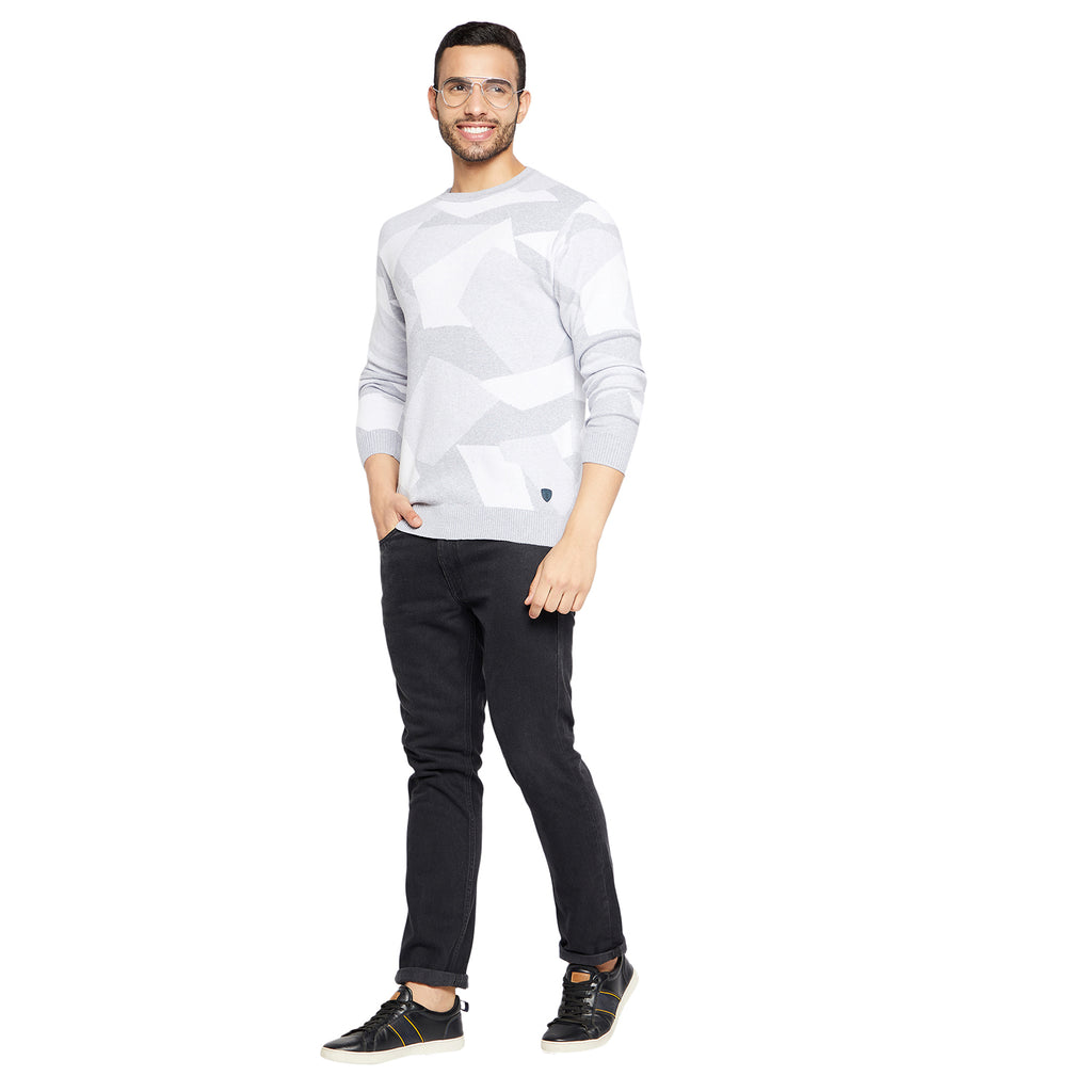 Duke Urban Men Full Sleeve Self Design Sweater (SDS2074)