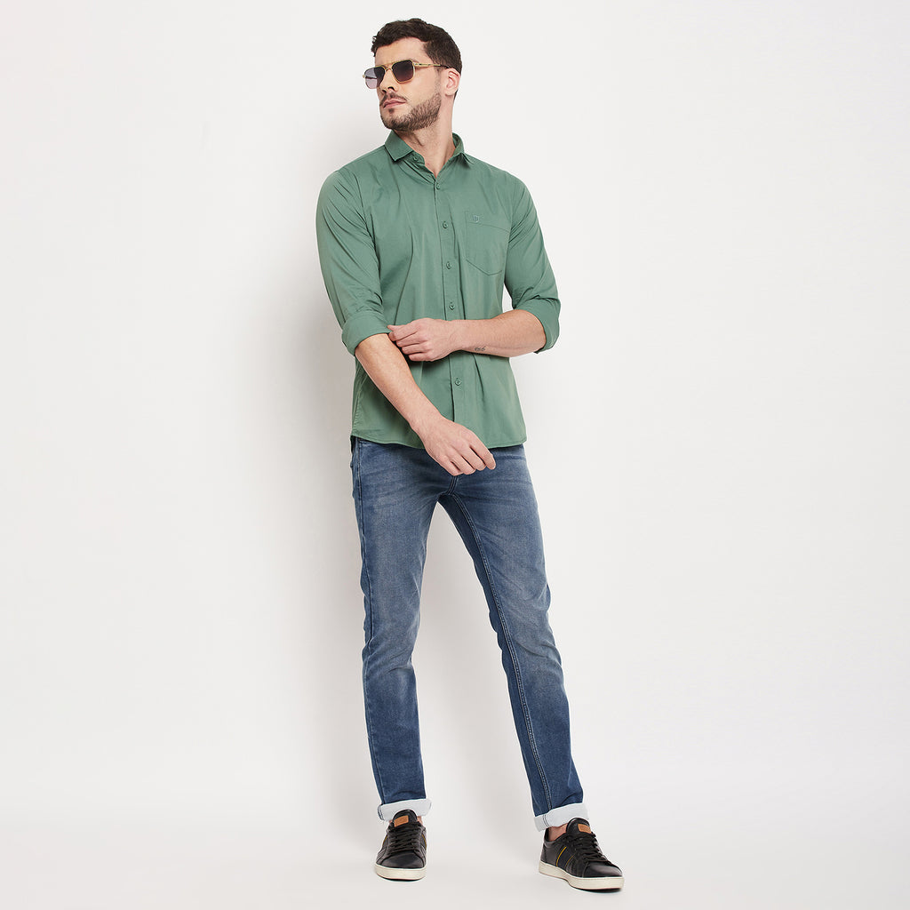 Duke Urban Men Full Sleeve Cotton Shirt (SDO8PLPS)