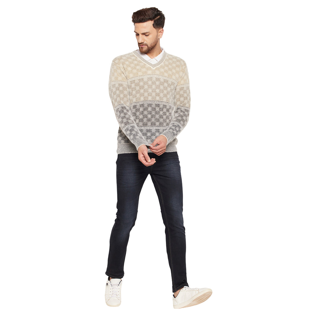 Duke Urban Men Full Sleeve V-Neck Sweater (SDS2063)