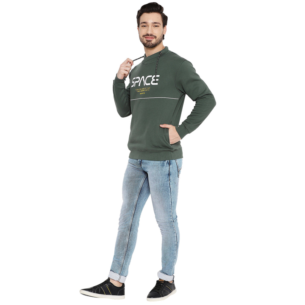 Duke Urban Men Cowl Neck Sweatshirt (LF6121)