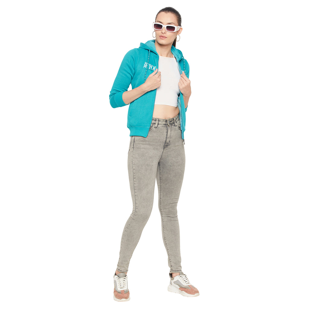 Duke Urban Women Full Sleeve Hooded Sweatshirt (LFX736)