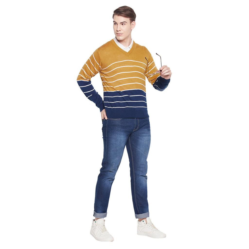 Duke Urban Men Full Sleeve V Neck Sweater (SDS8098)
