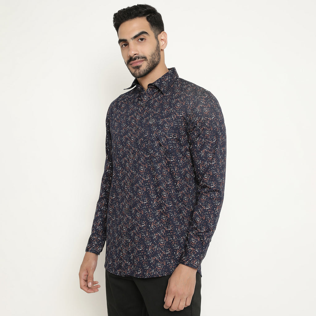 Duke Urban Men Full Sleeve Cotton Shirt (SDO6PRTG)