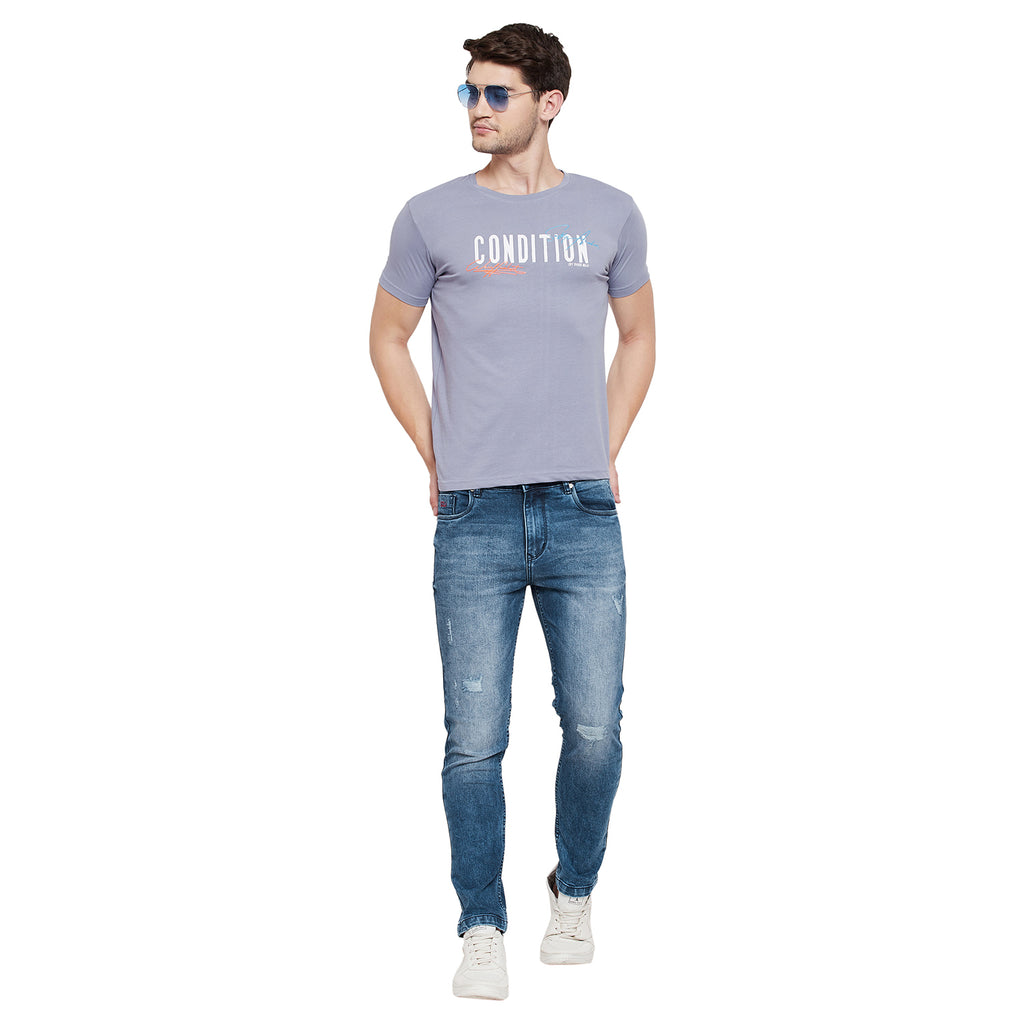 Duke Urban Men Half Sleeve Cotton T-shirt (LF5035)