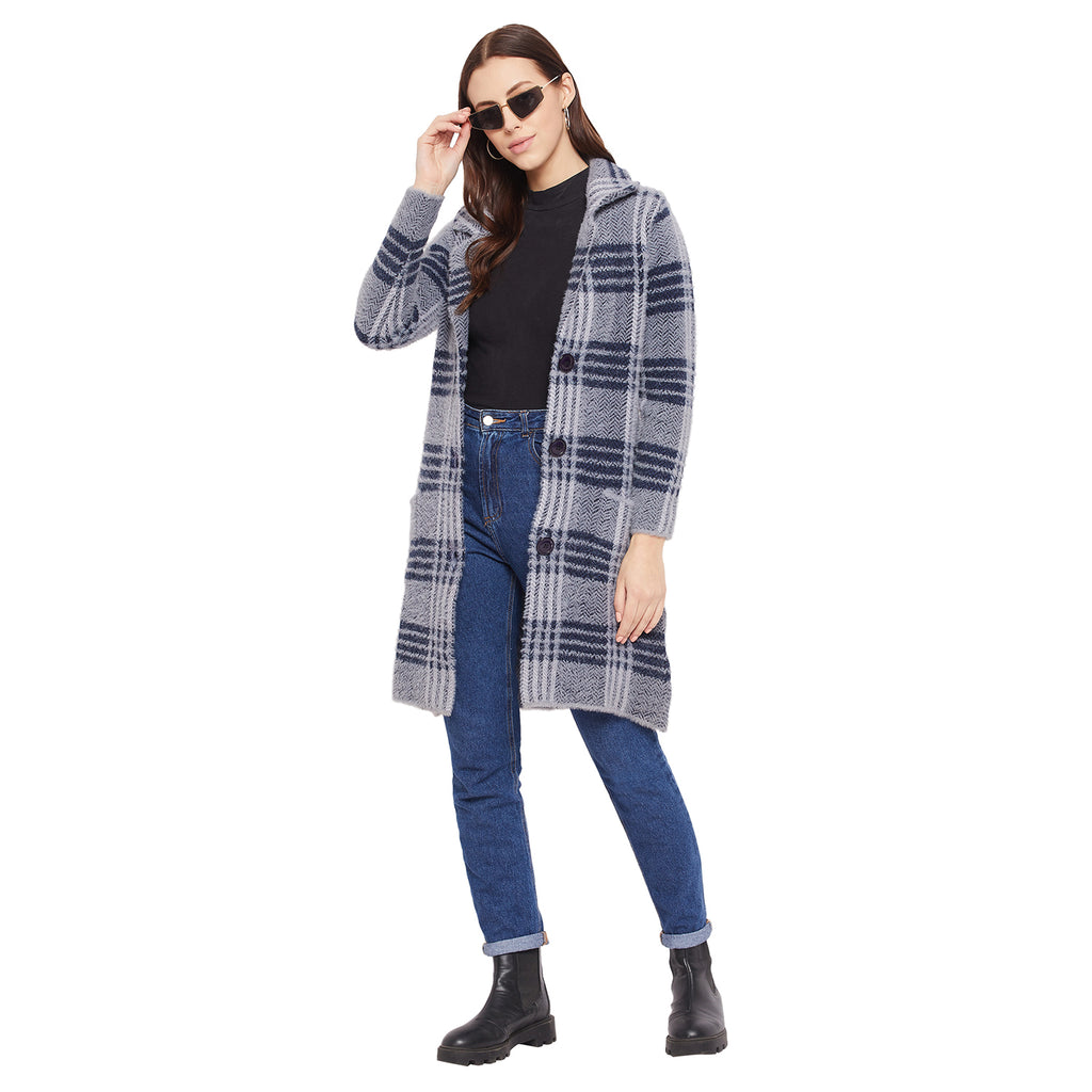 Duke Urban Women Full Sleeve Long Cardigan (SDS9641)
