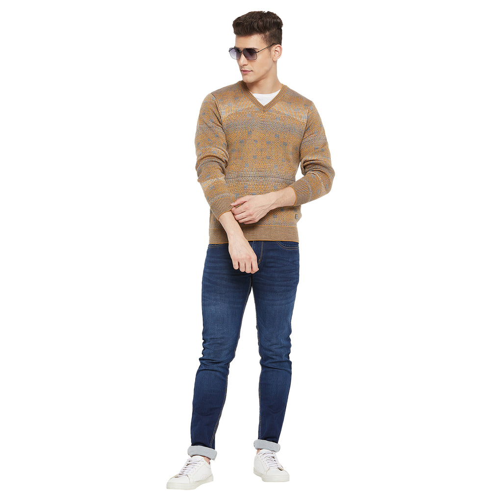 Duke Urban Men Full Sleeve V Neck Sweater (SDS2066)