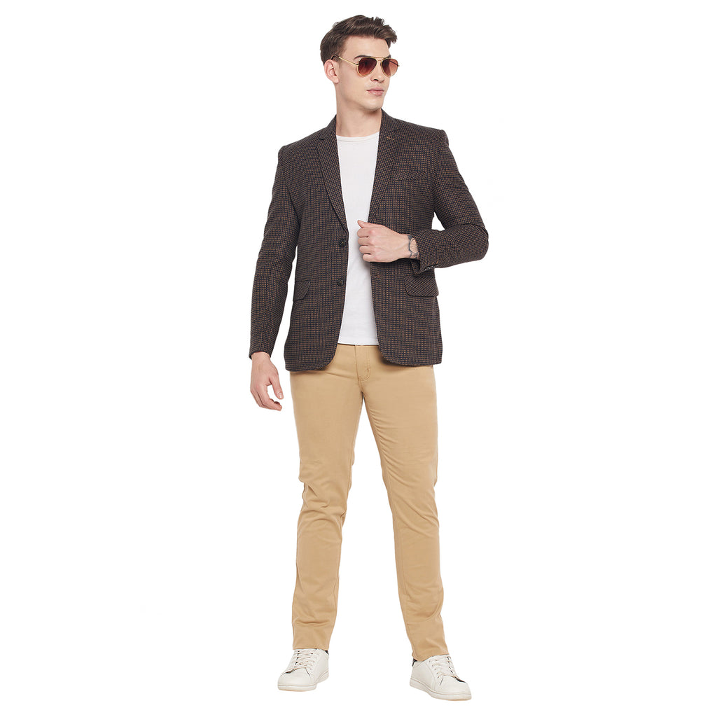 Duke Urban Men Full Sleeve Lapel Neck Coat (SDZ936)
