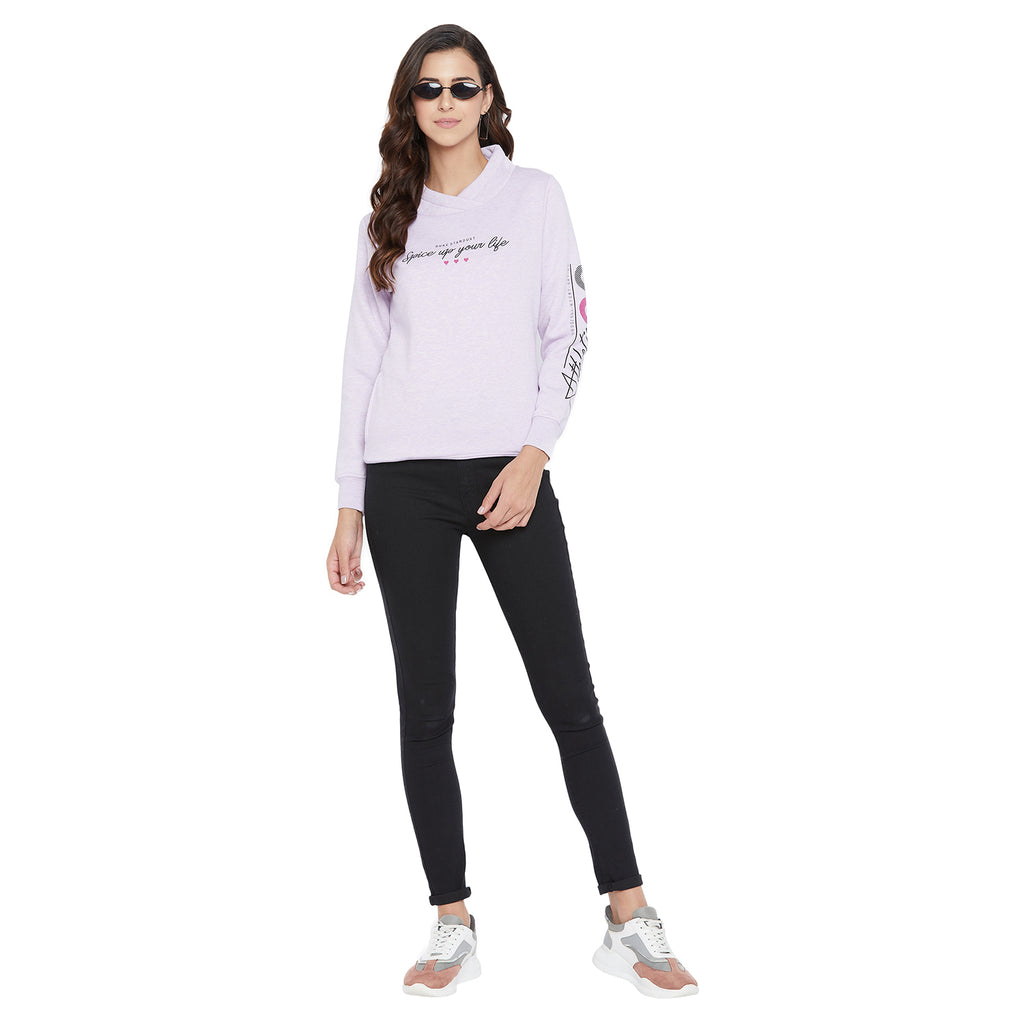 Duke Urban Women Turtle Neck Sweatshirt (LFX792)