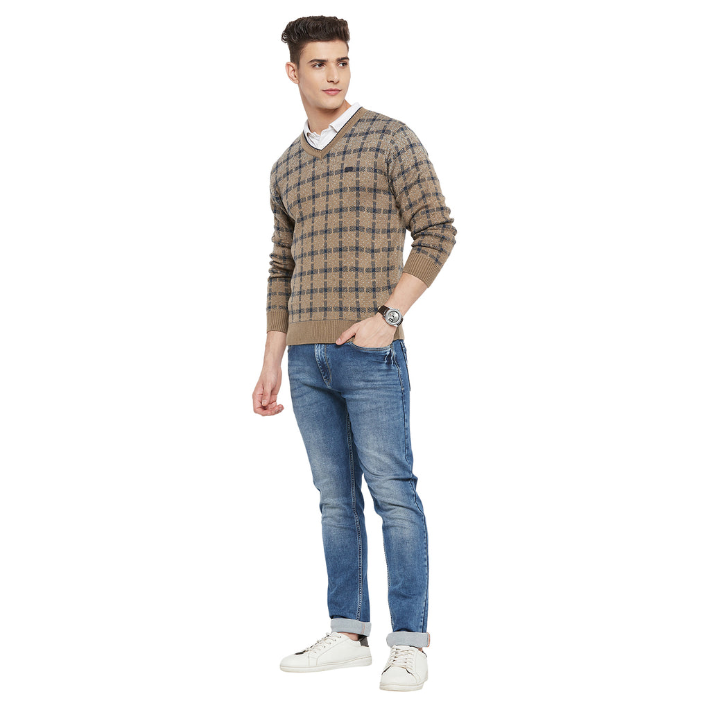 Duke Urban Men Full Sleeve V Neck Sweater (SDS2049)