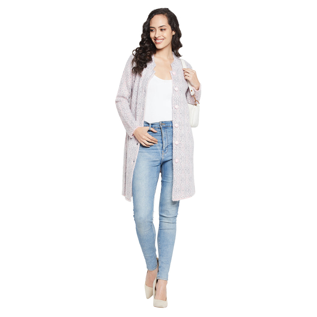 Duke Urban Women Full sleeve Round Neck Cardigan (SDS1098)