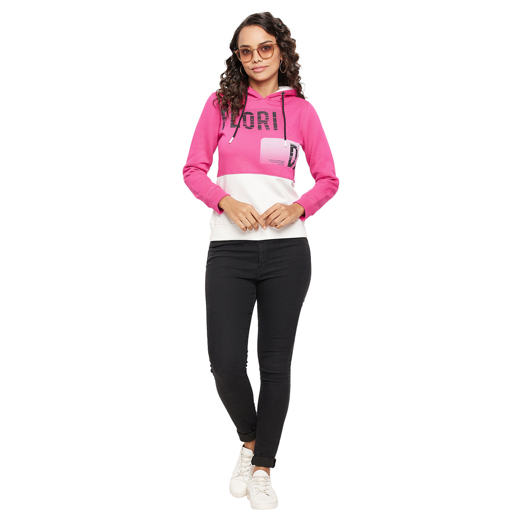 Duke Urban Women Full Sleeve Hooded Sweatshirt (LFX819)