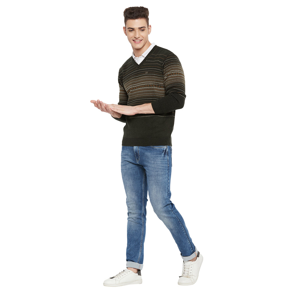 Duke Urban Men Full Sleeve V Neck Sweater (SDS2050)