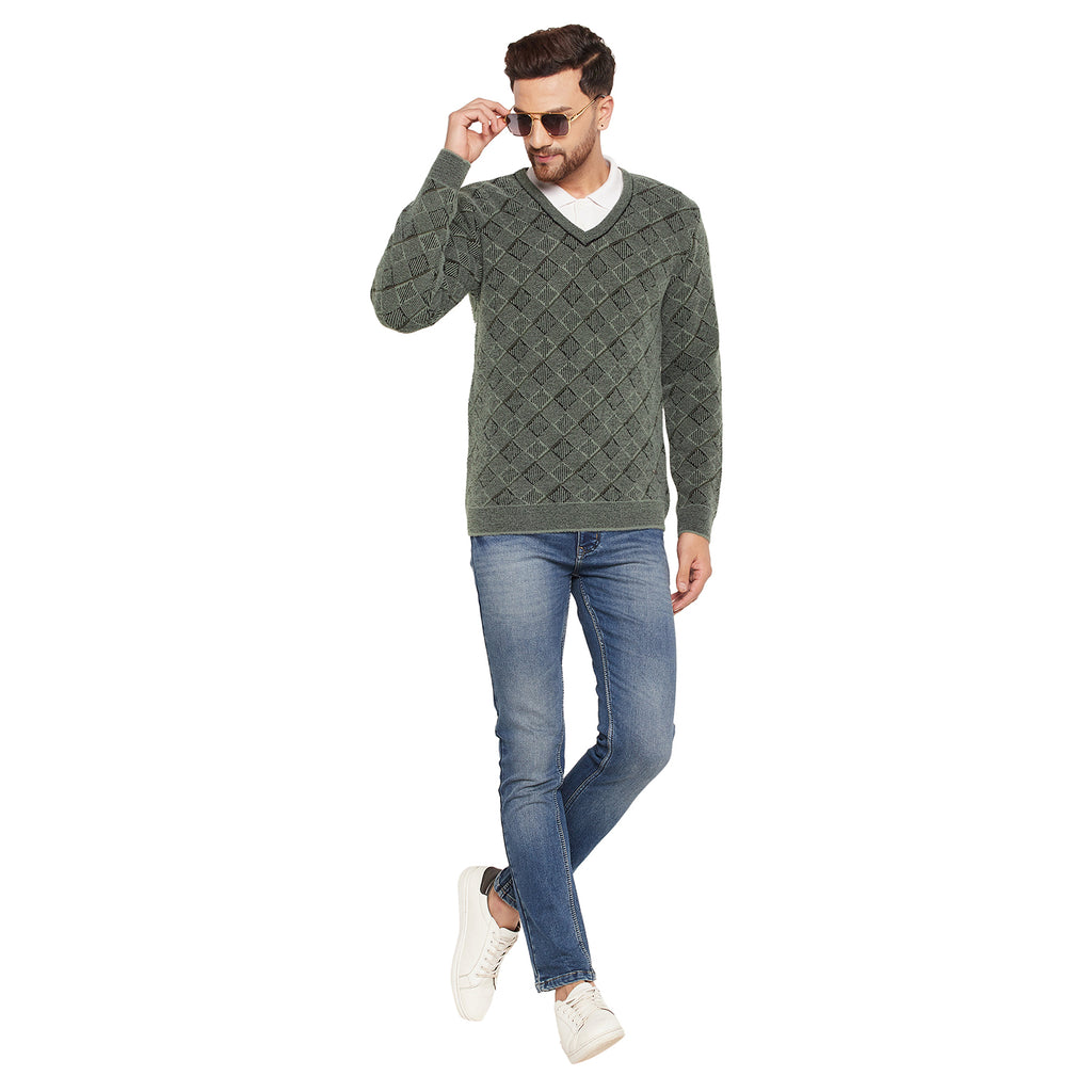 Duke Urban Men Full Sleeve V-Neck Sweater (SDS2052)