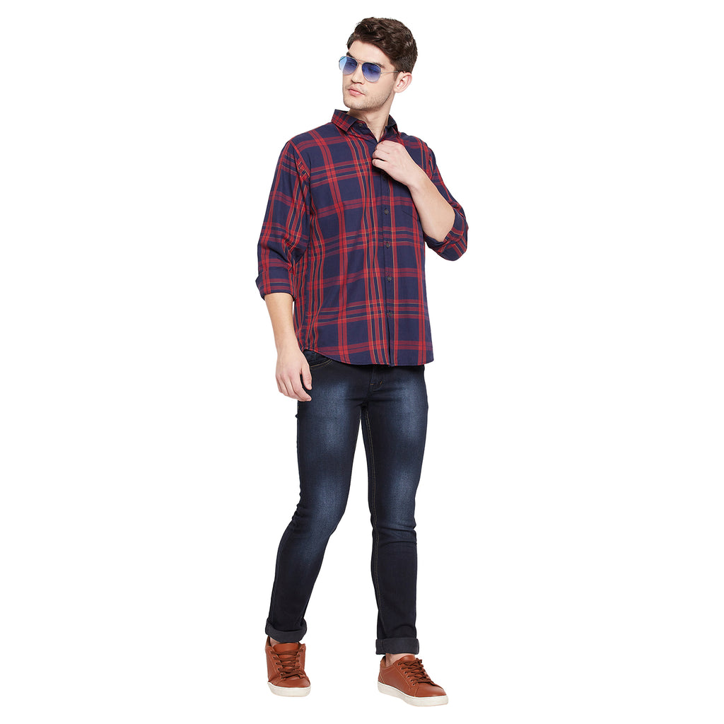 Duke Urban Men Full Sleeve Cotton Shirt (SDO5CKIG)