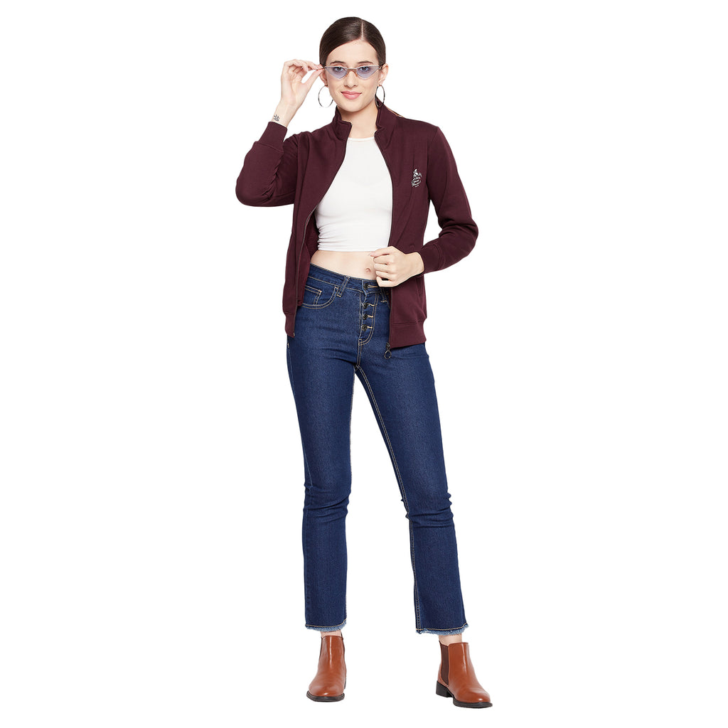 Duke Urban Women Full Sleeve Zipper Sweatshirt (LFX870)