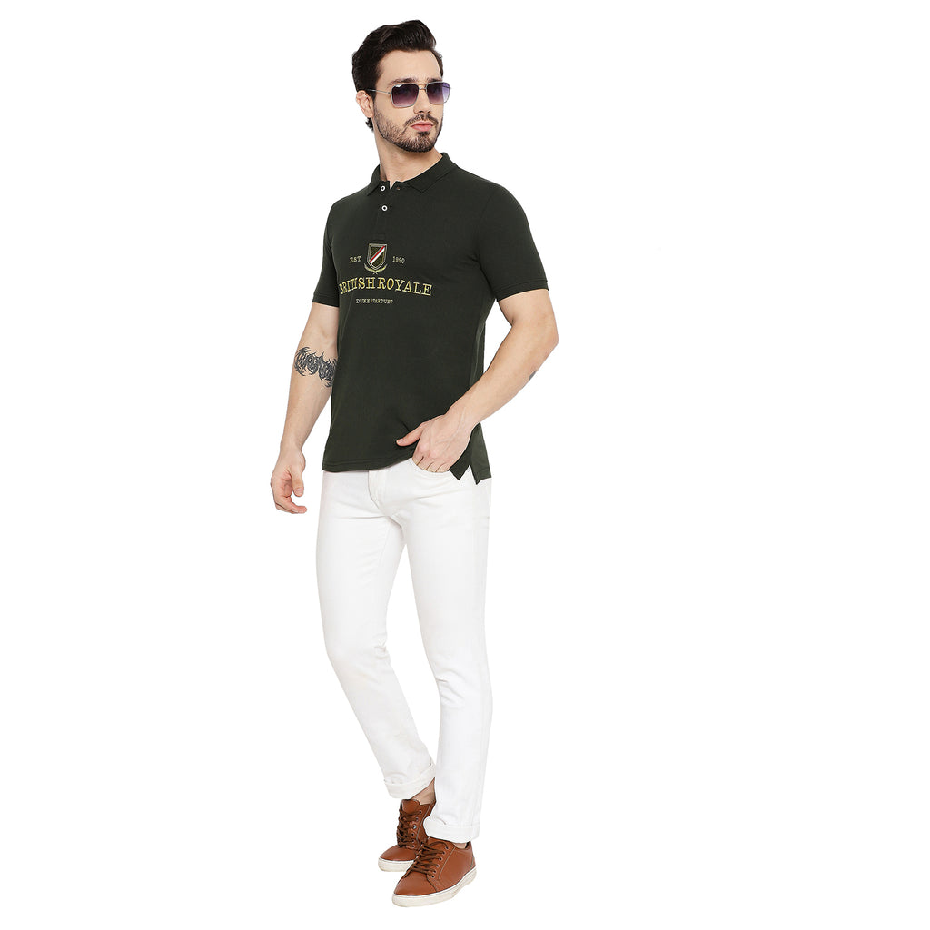 Duke Urban Men Half Sleeve Cotton T-shirt (LF5442)