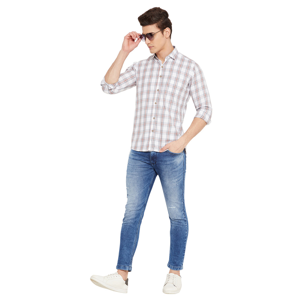 Duke Urban Men Full Sleeve Cotton Shirt (SDO8CKTO)