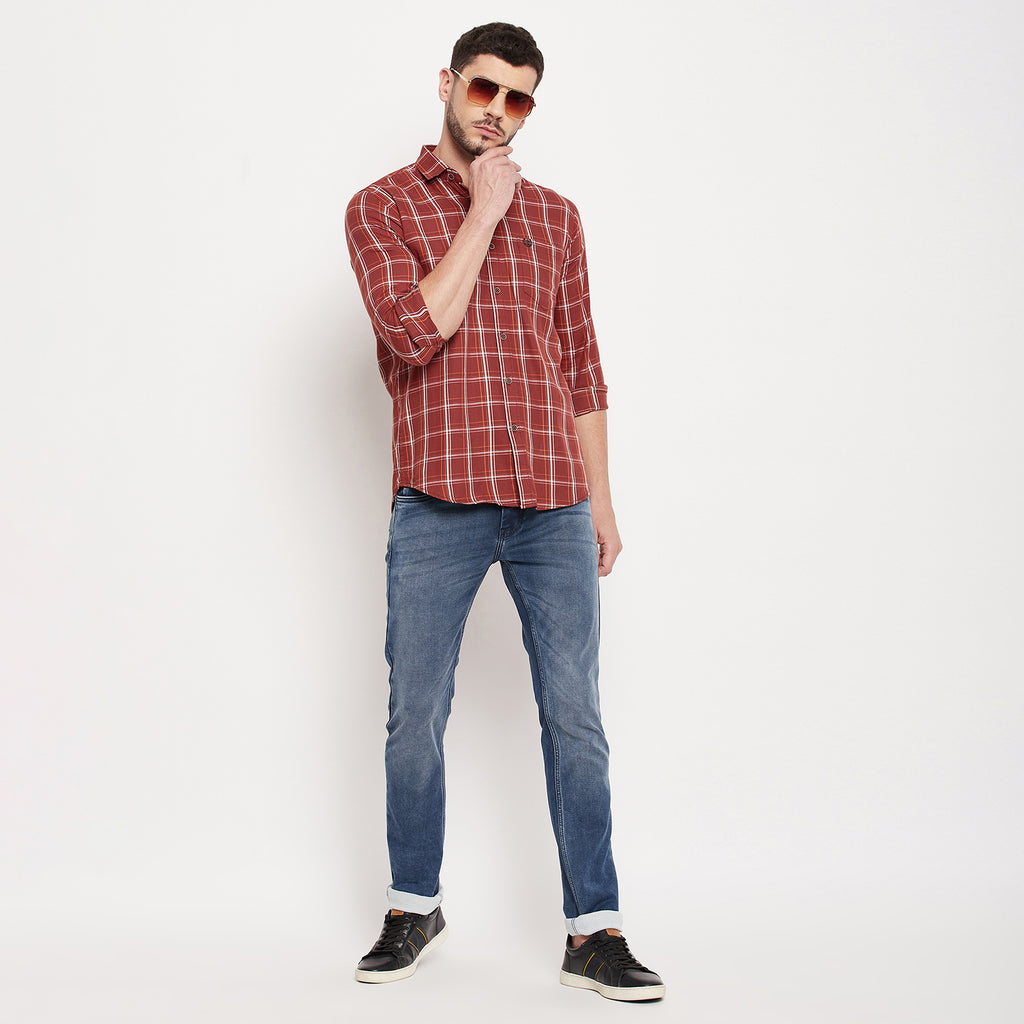 Duke Urban Men Full Sleeve Cotton Shirt (SDO6CKH)