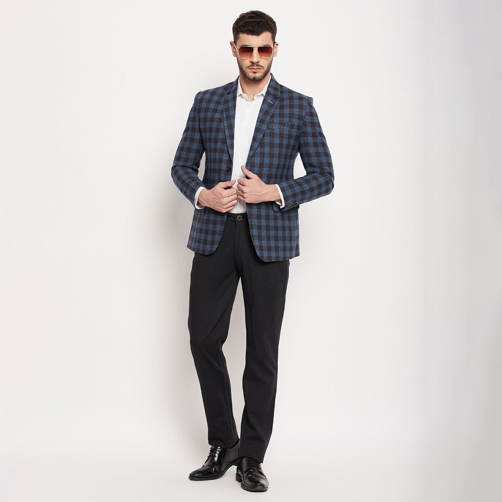 Duke Urban Men Full Sleeve Lapel Neck Coat (SDZ935)