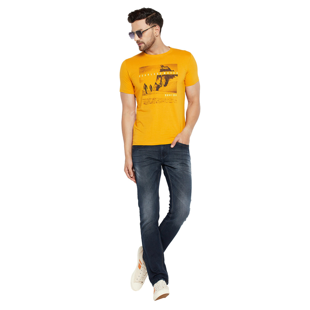 Duke Urban Men Half Sleeve Cotton T-shirt (LF5739)