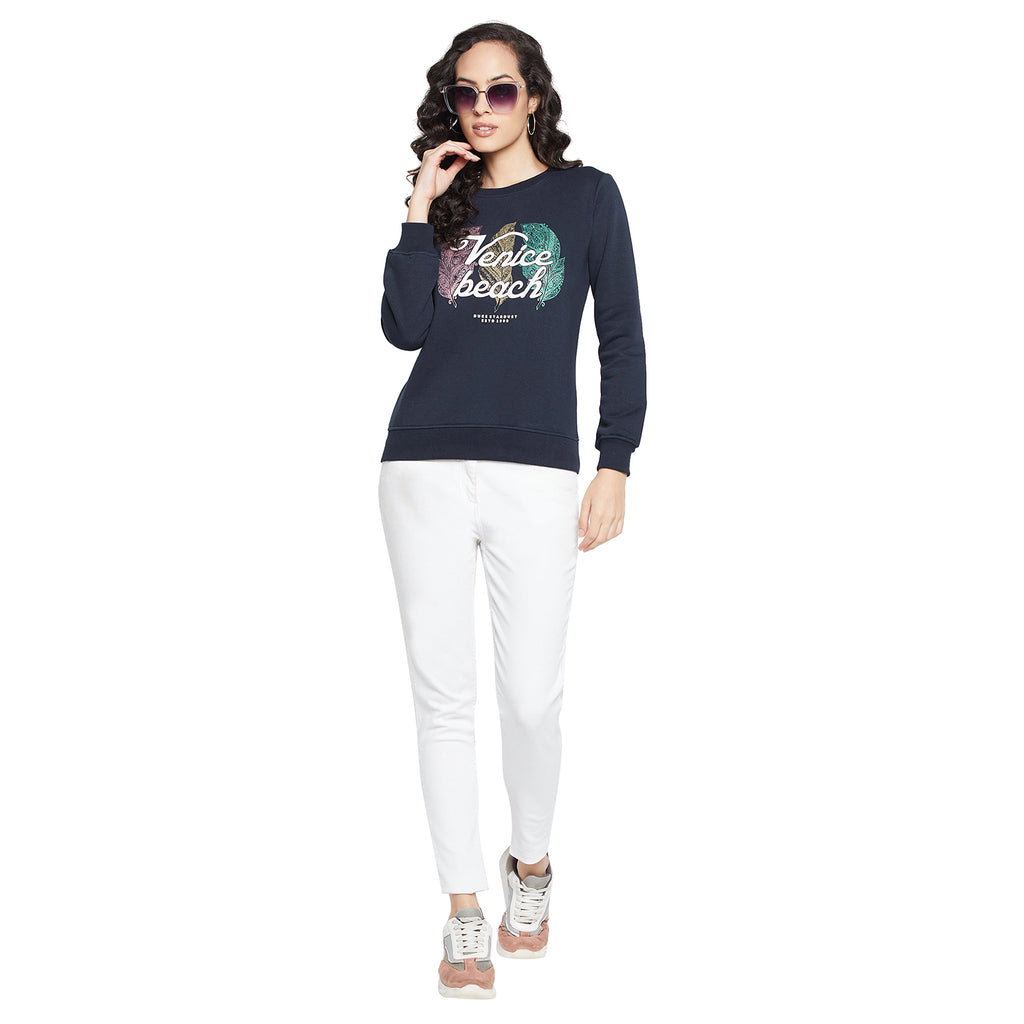 Duke Urban Women Full Sleeve Round Neck Sweatshirt (LFX828)