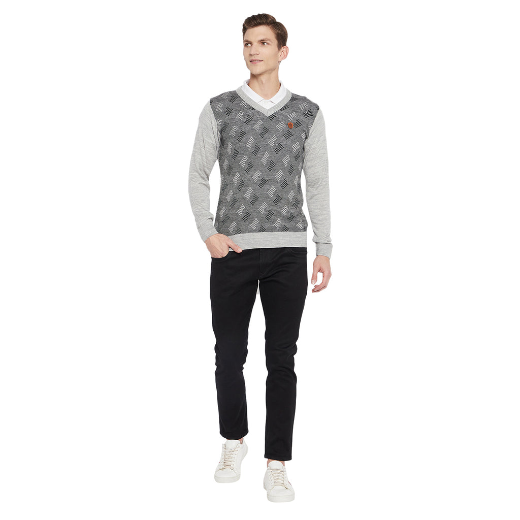 Duke Urban Men Full Sleeve V Neck Sweater (SDS8037)