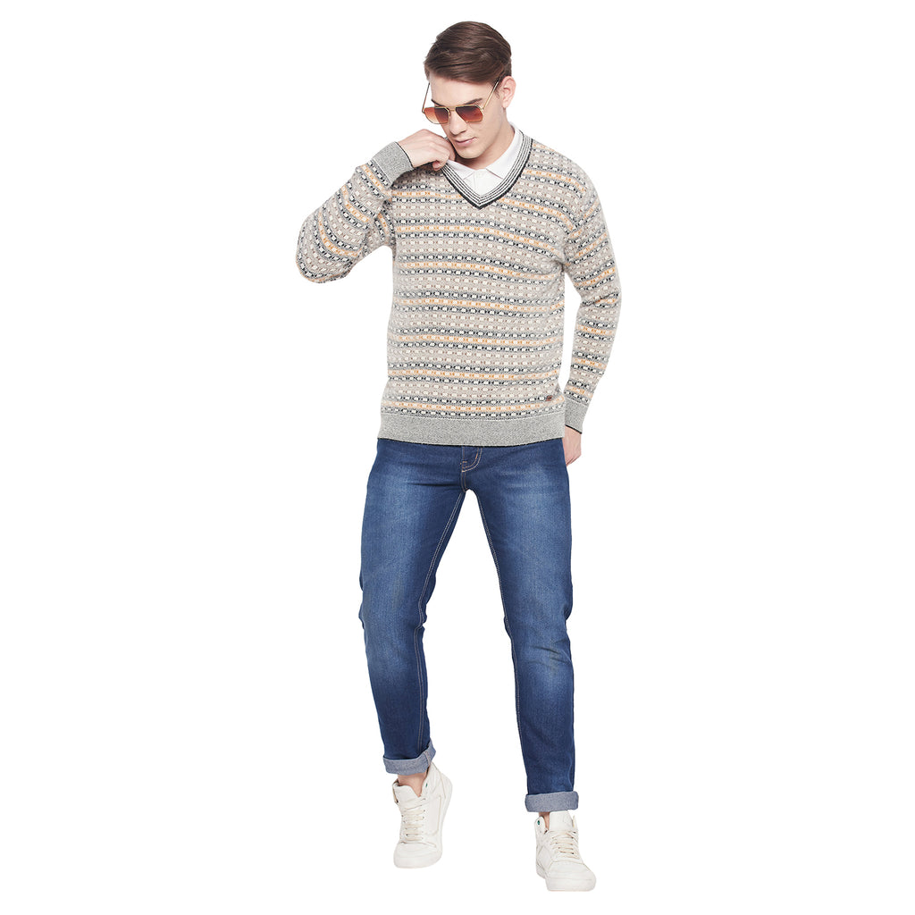 Duke Urban Men Full Sleeve V Neck Sweater (SDS2064)