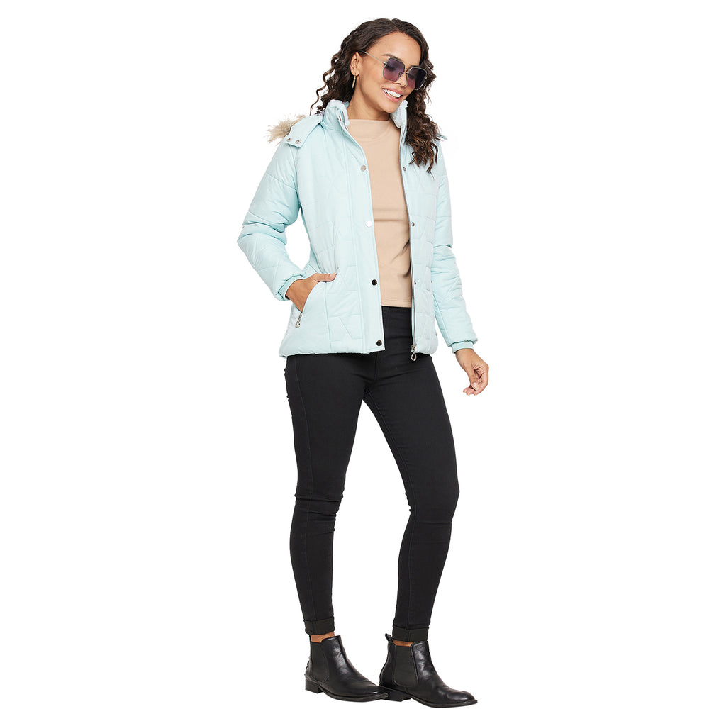 Duke Urban Women Full sleeve Hooded Jacket (SDZ1944)