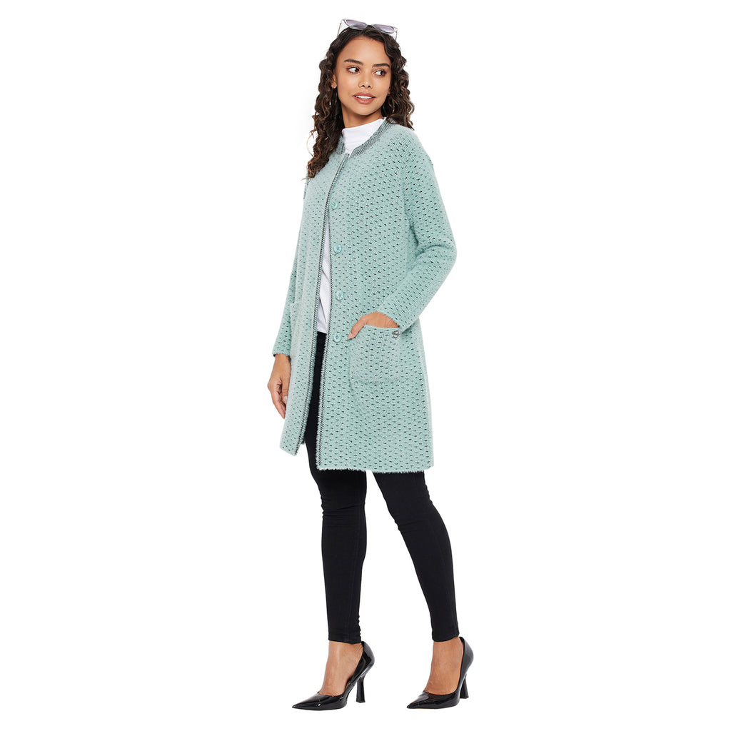 Duke Urban Women Round Neck Cardigan  (SDS1087)