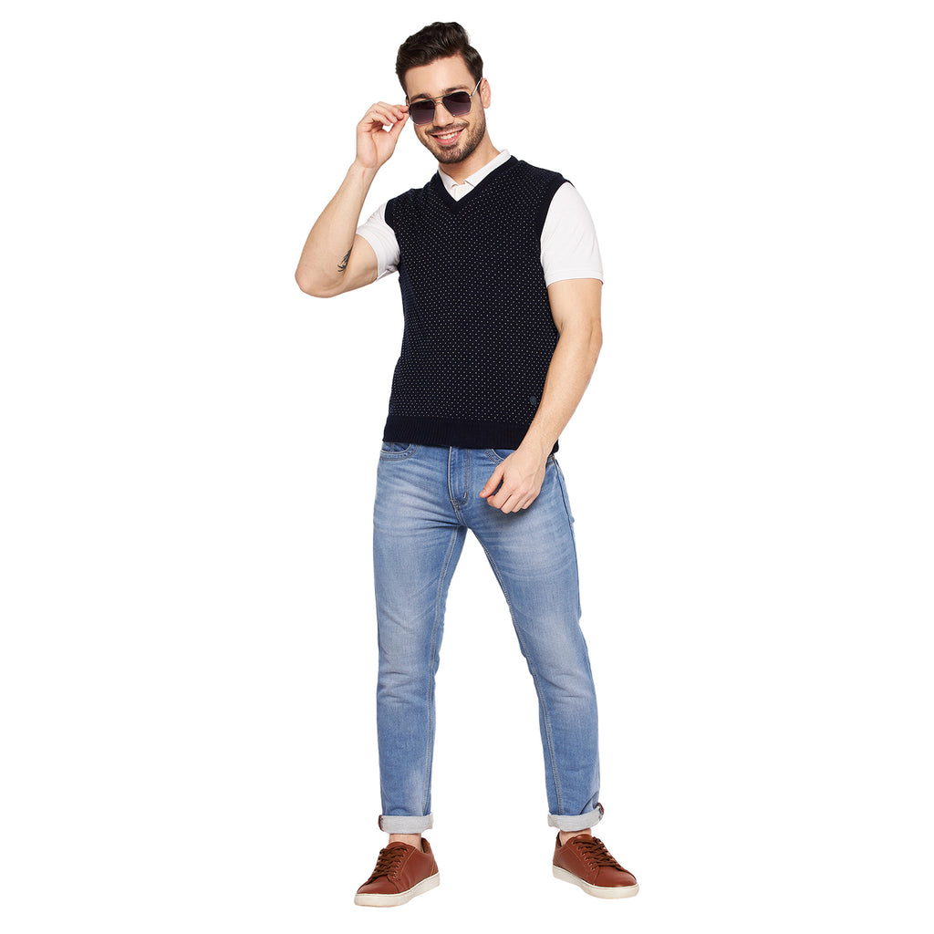 Duke Urban Men Sleeveless Reversible Sweater (SDS2040)