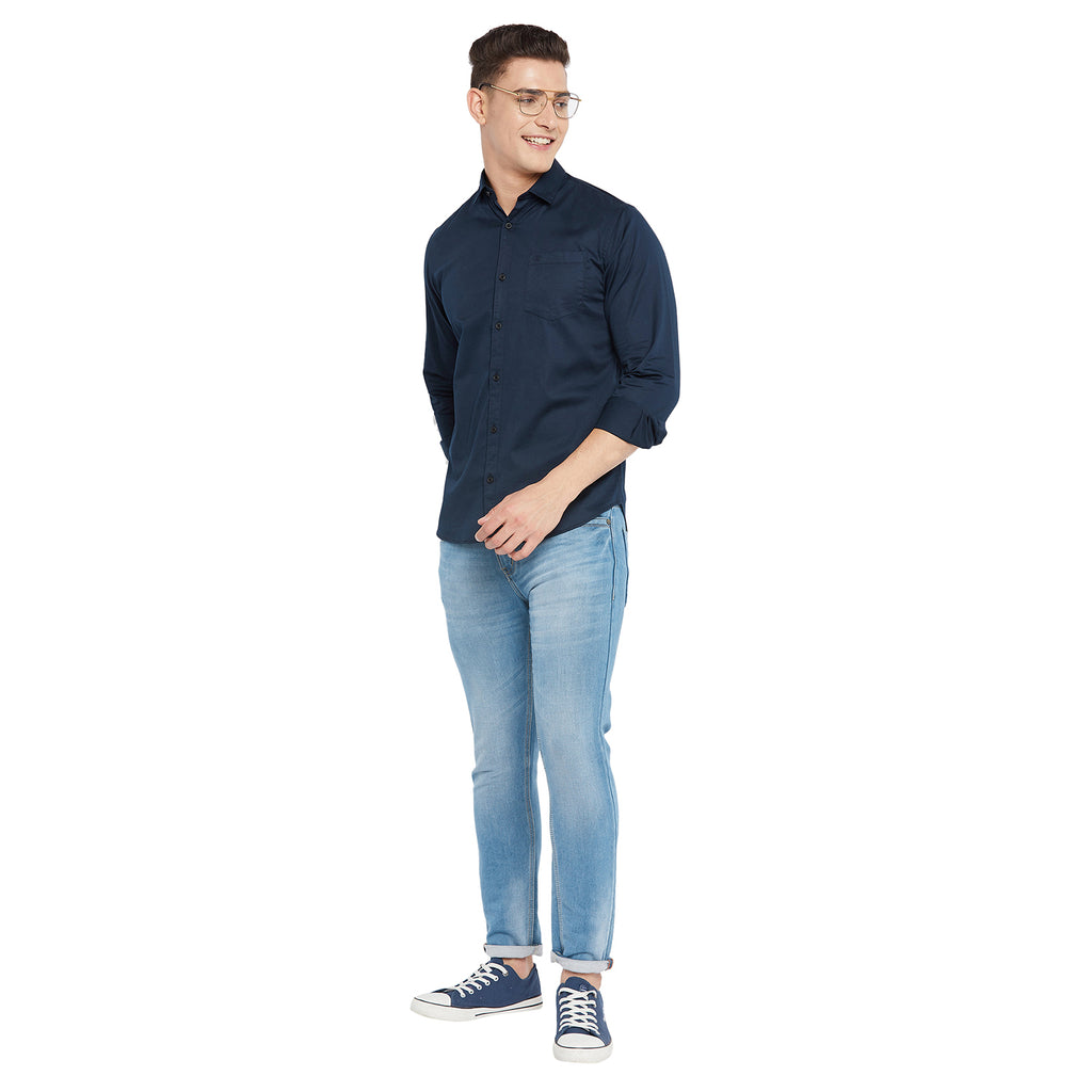 Duke Urban Men Full Sleeve  Cotton Shirt (SDO5SATR)