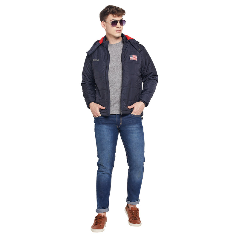 Duke Urban Men Full Sleeve Hooded Jacket (SDZ869)