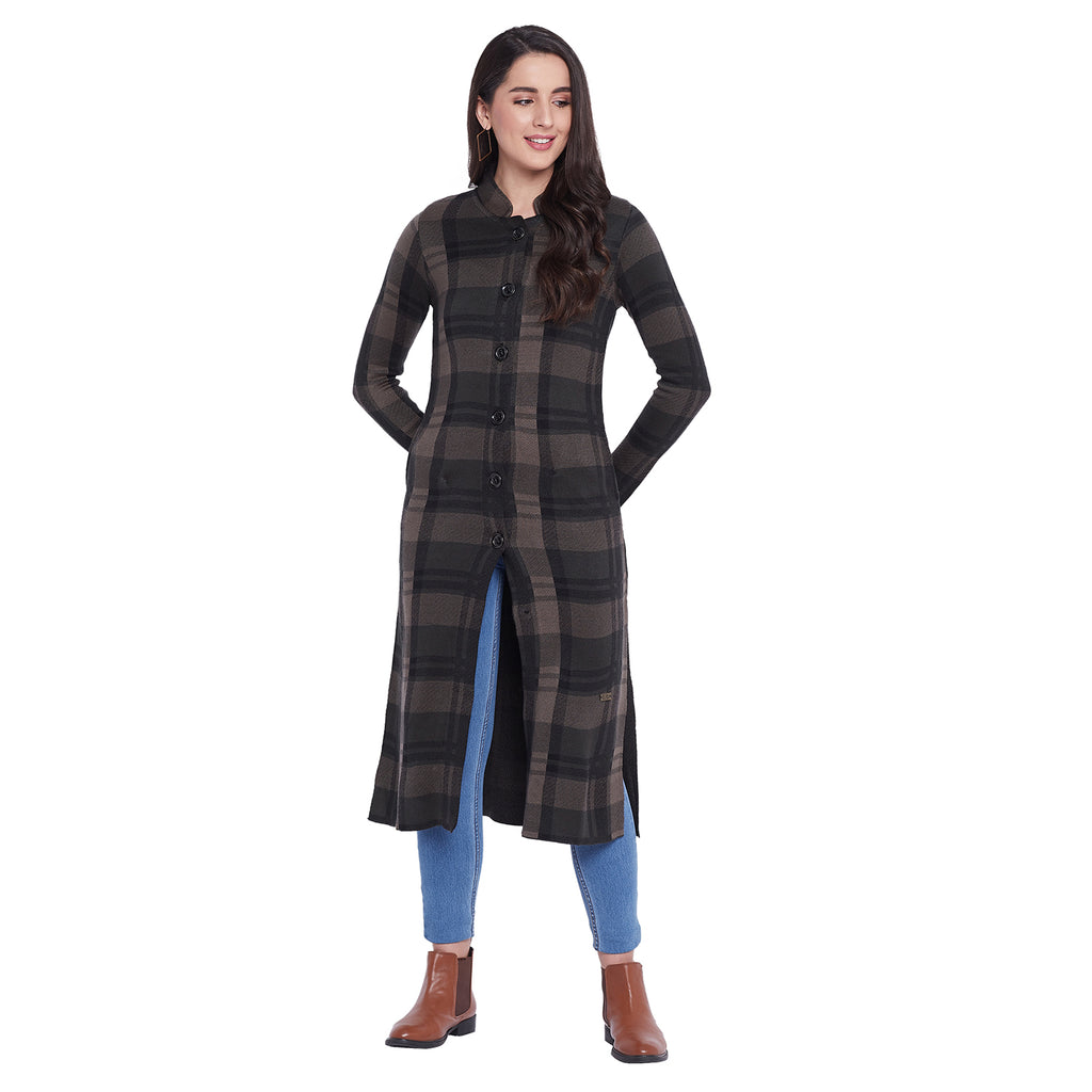 Duke Urban Women Full Sleeve Long Cardigan (SDS941)
