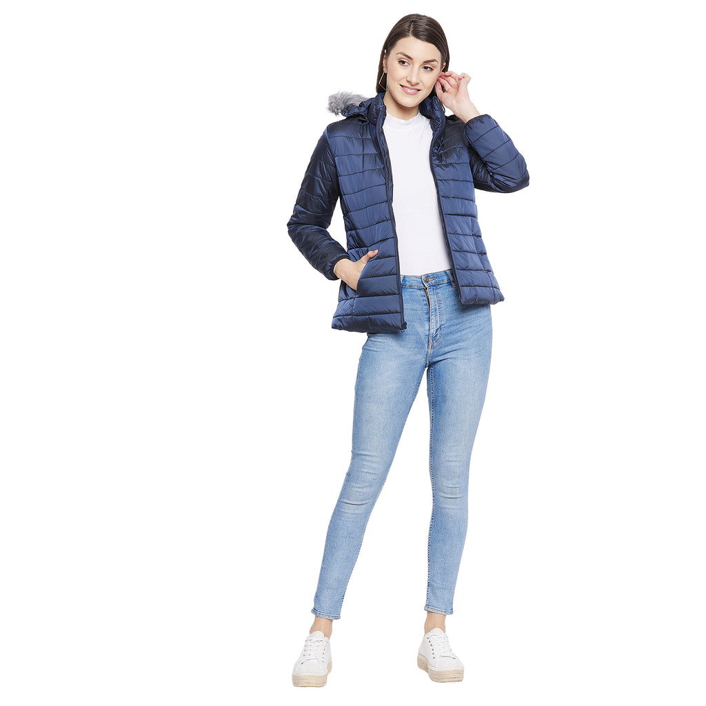 Duke Urban Women Full Sleeve Quilted Jacket (SDZ6695)