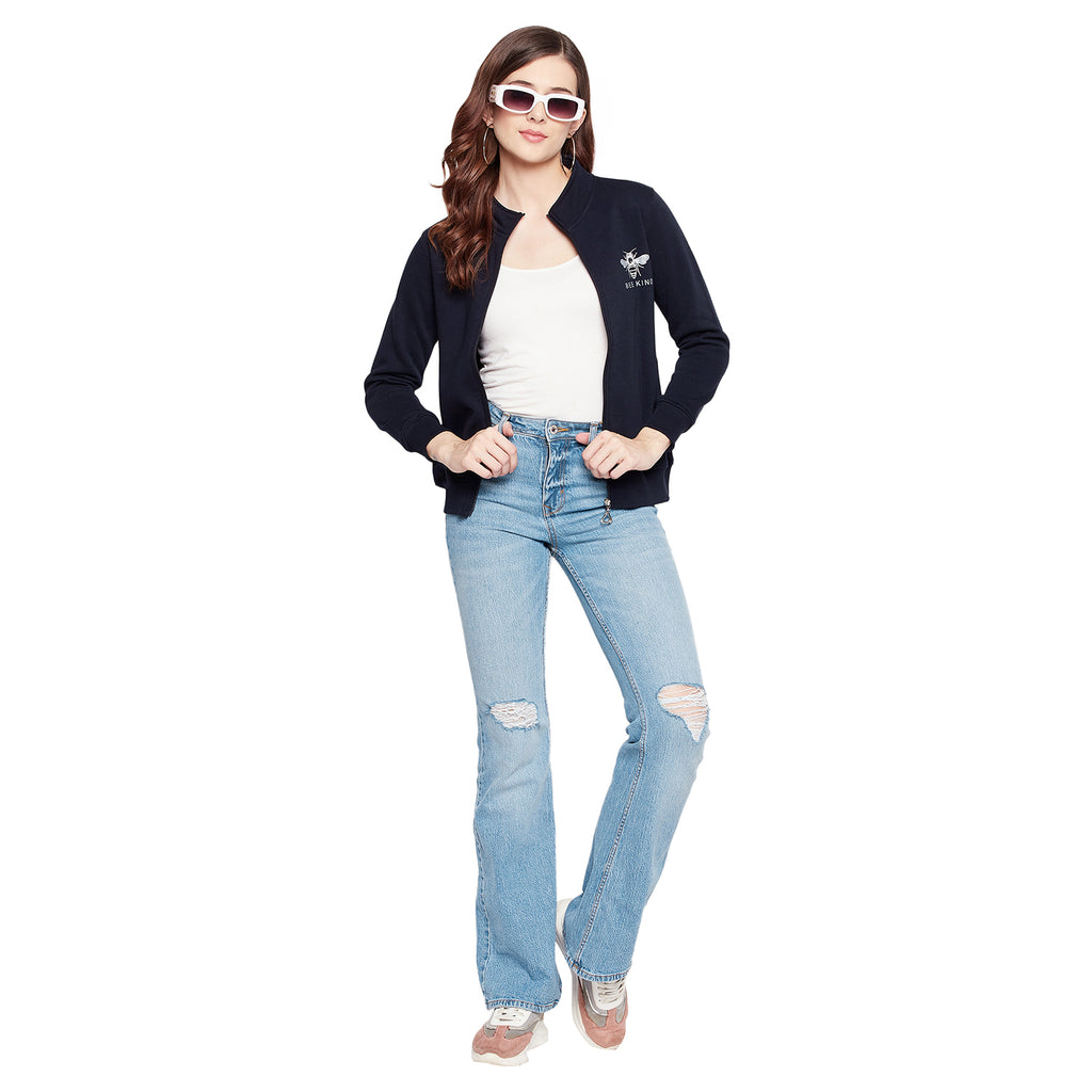 Duke Urban Women Full Sleeve Zipper Sweatshirt (MLFX675)