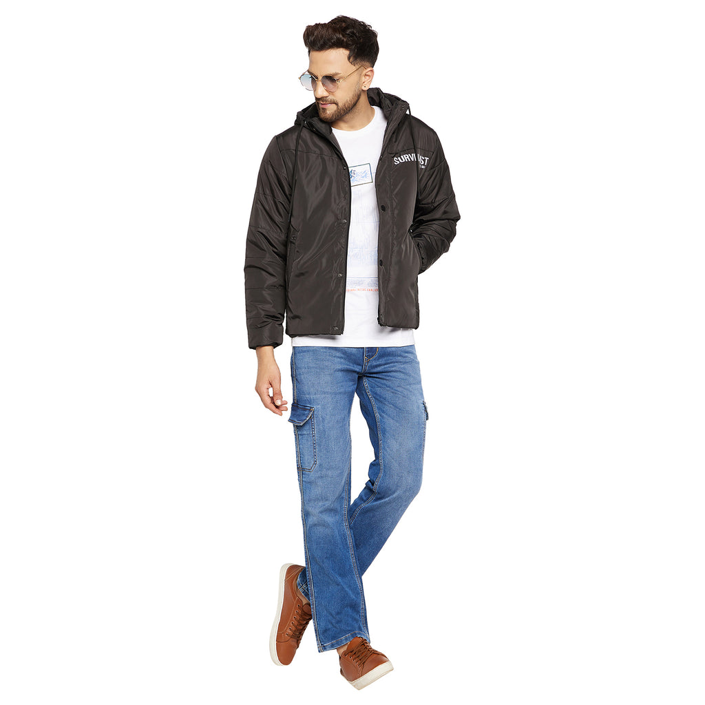 Duke Urban Men Full Sleeve Hooded Jacket (SDZ1087)