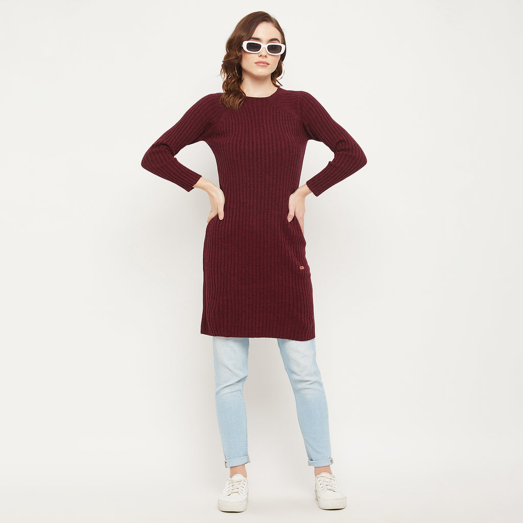 Duke Urban Women Solid Long Pullover (SDS1028)