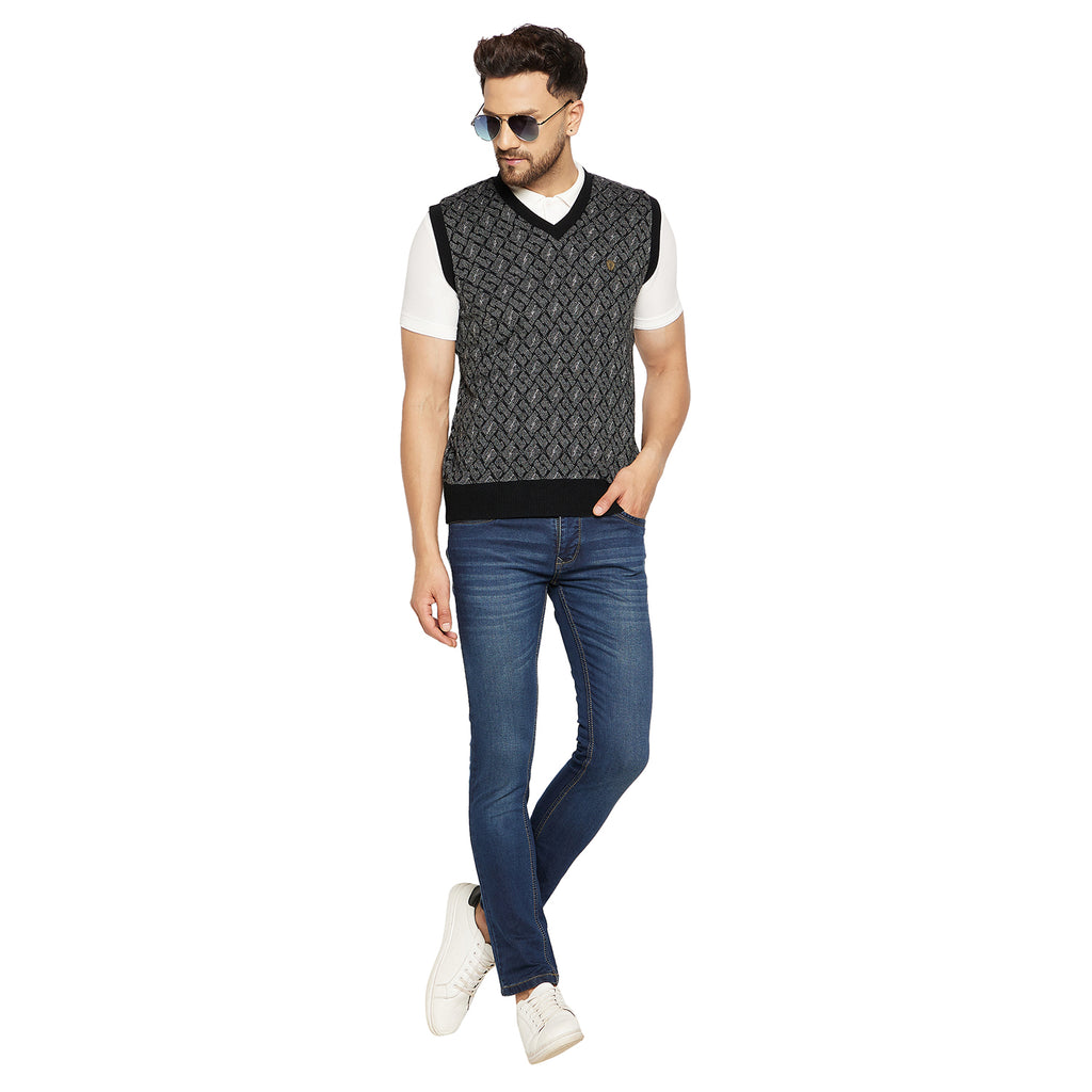 Duke Urban Men Sleeveless Reversible Sweater (SDS2042)