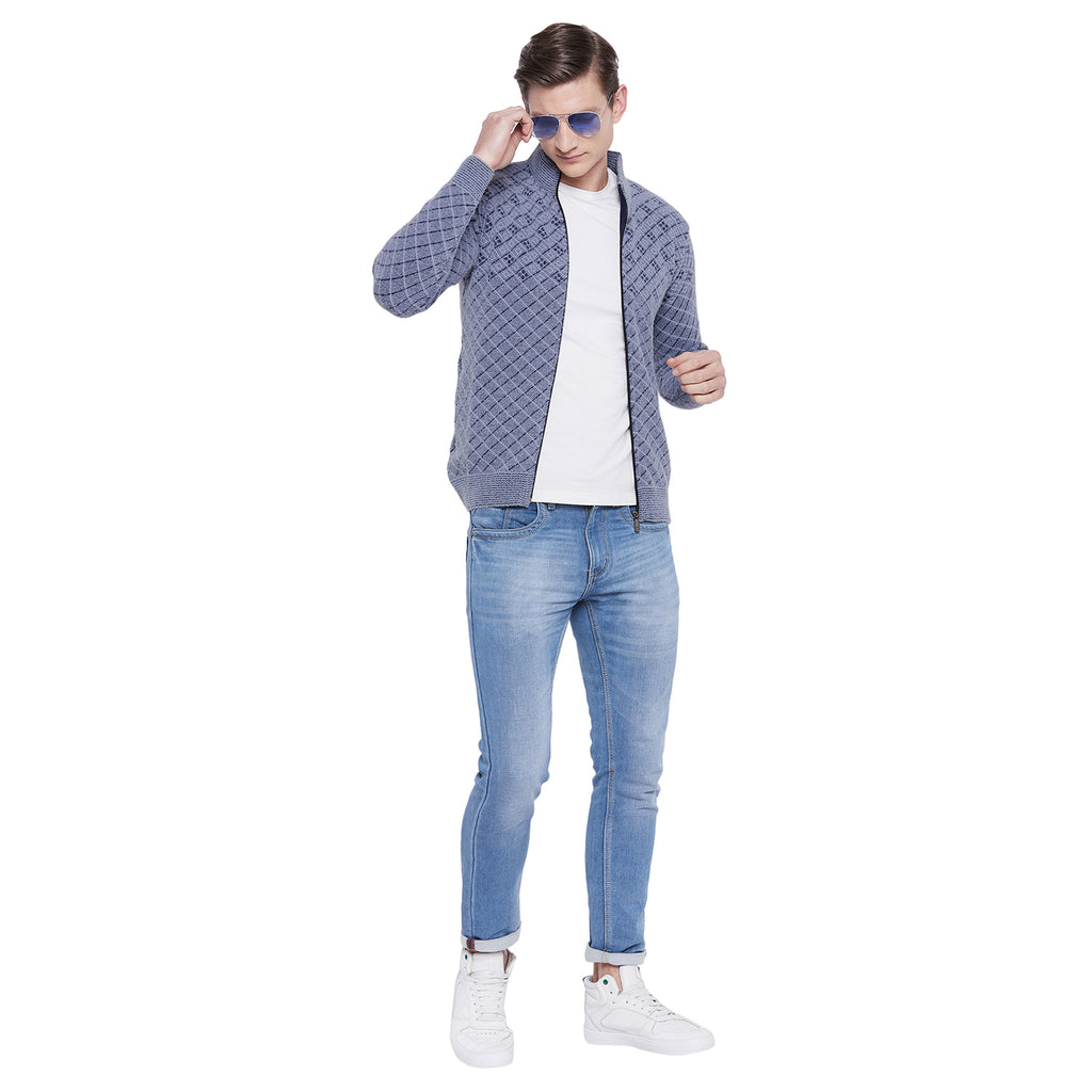 Duke Urban Men Full Sleeve Zipper Sweater (SDS681)