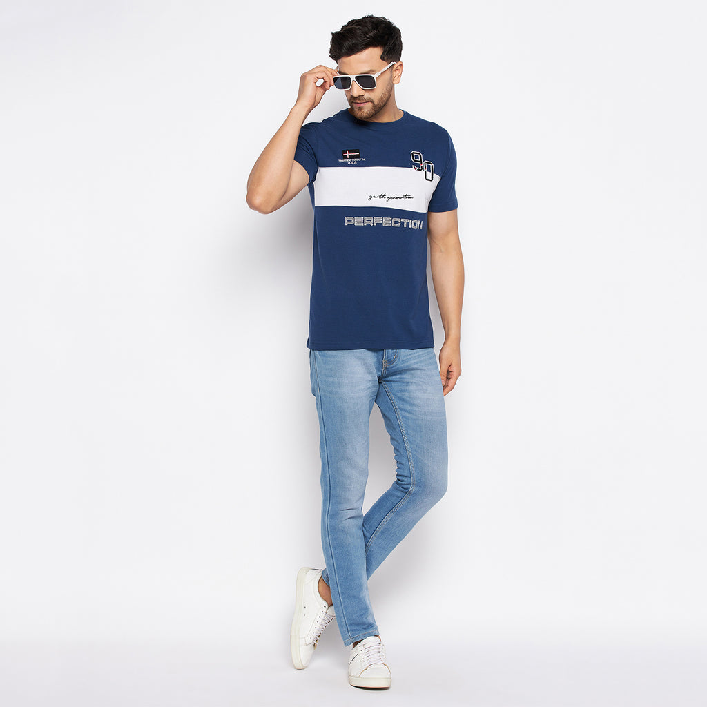 Duke Urban Men Half Sleeve Cotton T-shirt (LF5767)