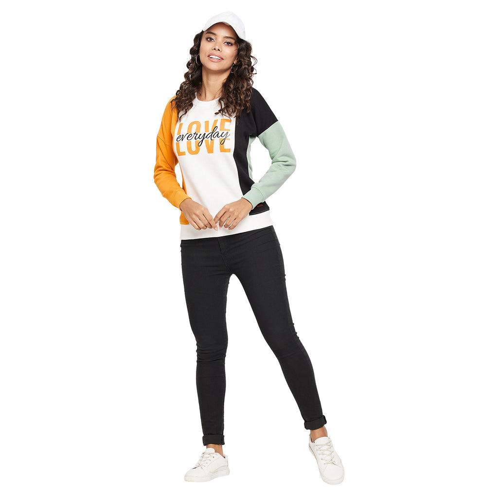 Duke Urban Women Full Sleeve Round Neck Sweatshirt (LFX874)