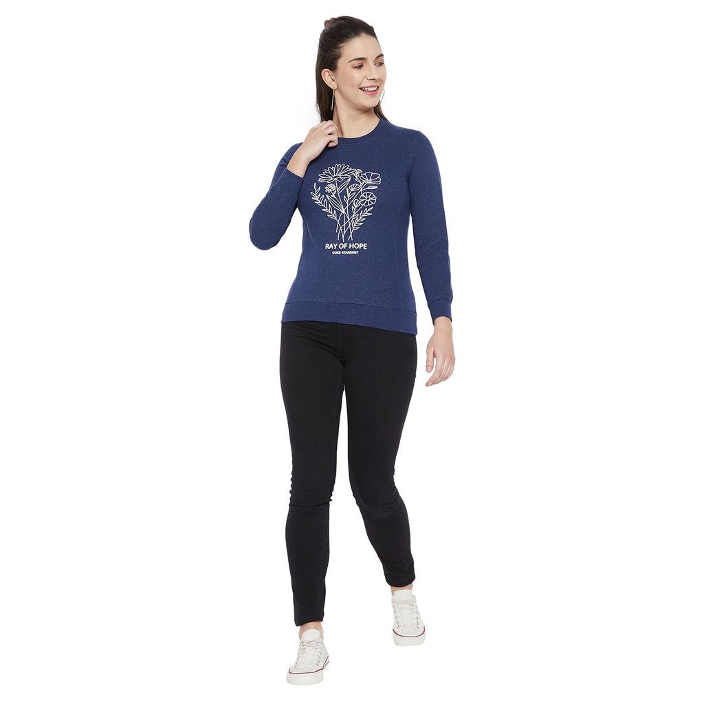 Duke Urban Women Round Neck Sweatshirt (MLFX674)