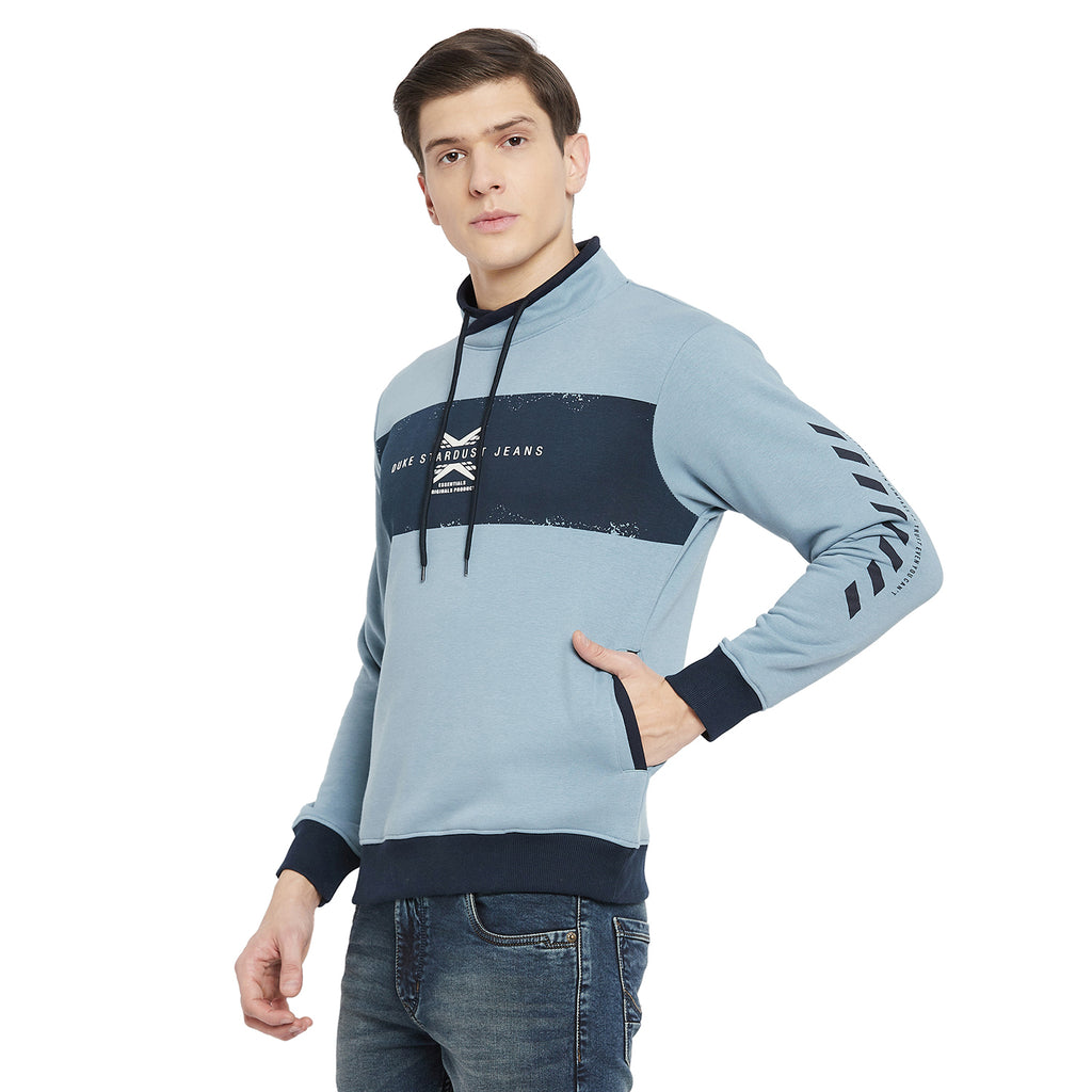 Duke Urban Men Cowl Neck Sweatshirt (LF3849)