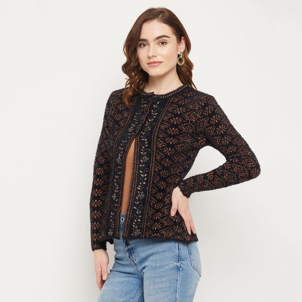 Duke Urban Women Self Design Cardigan (SDS1048)