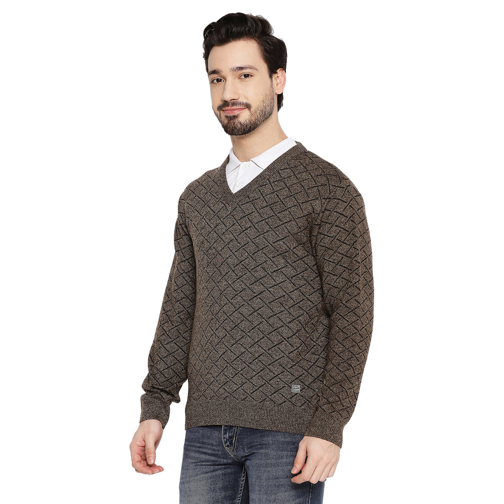 Duke Urban Men Full Sleeve V Neck Sweater (SDS2055)