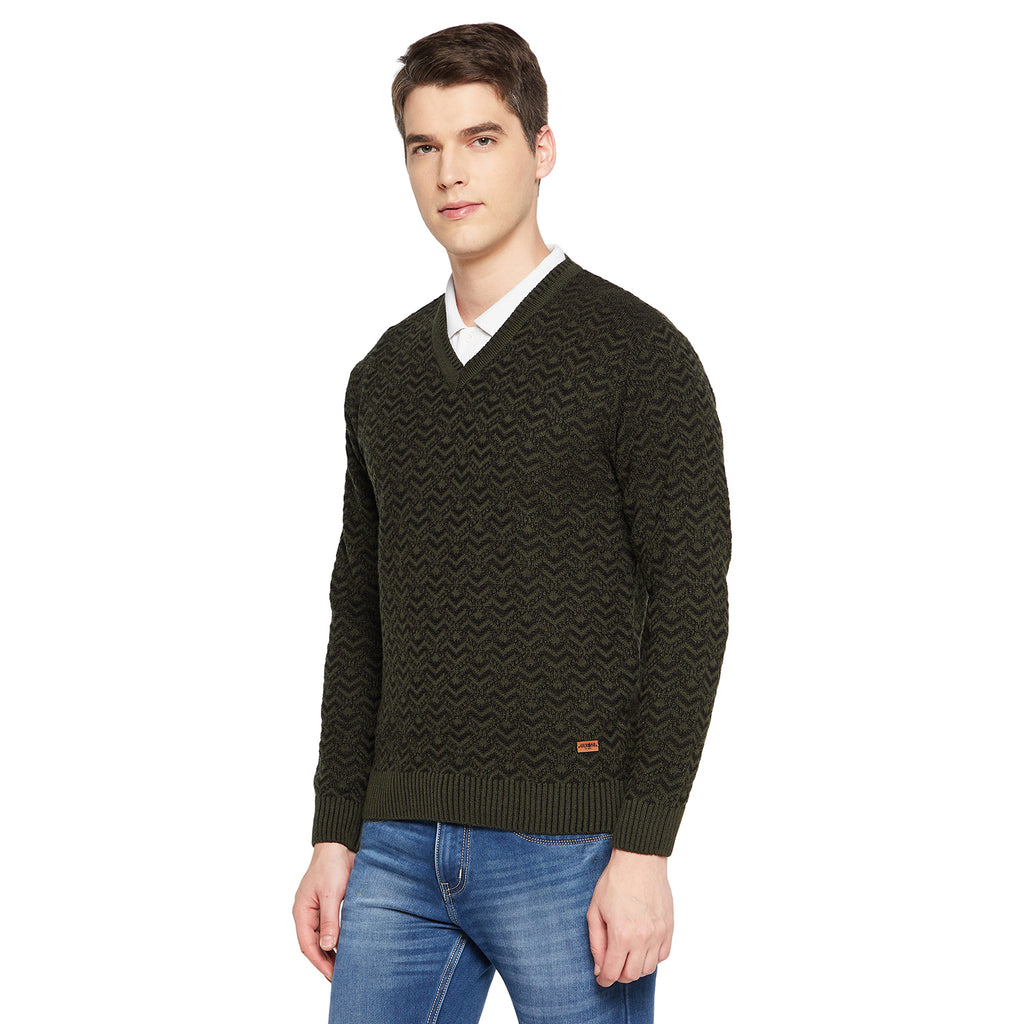 Duke Urban Men Full Sleeve V Neck Sweater (SDS2059)