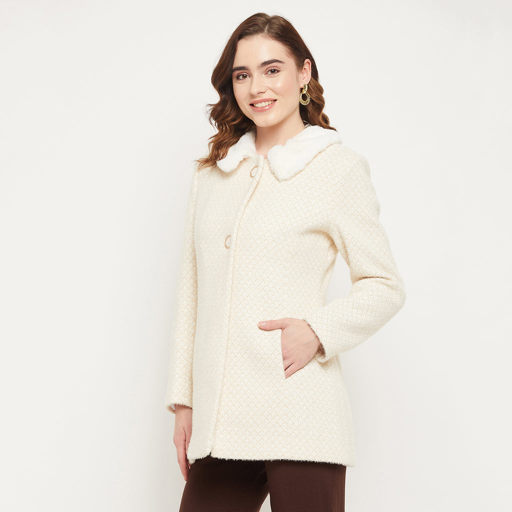 Duke Urban Women Collared Neck Coat (SDZC106)