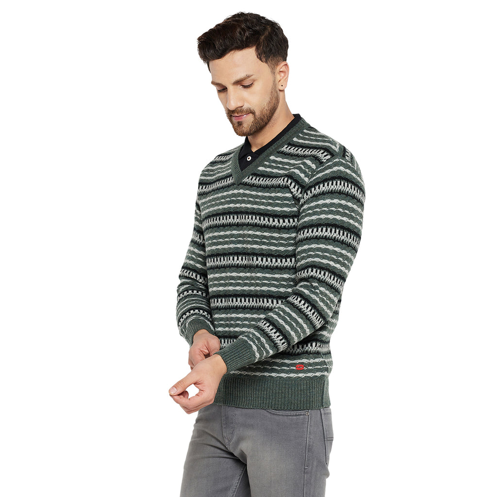 Duke Urban Men Full Sleeve V Neck Sweater (SDS2056)
