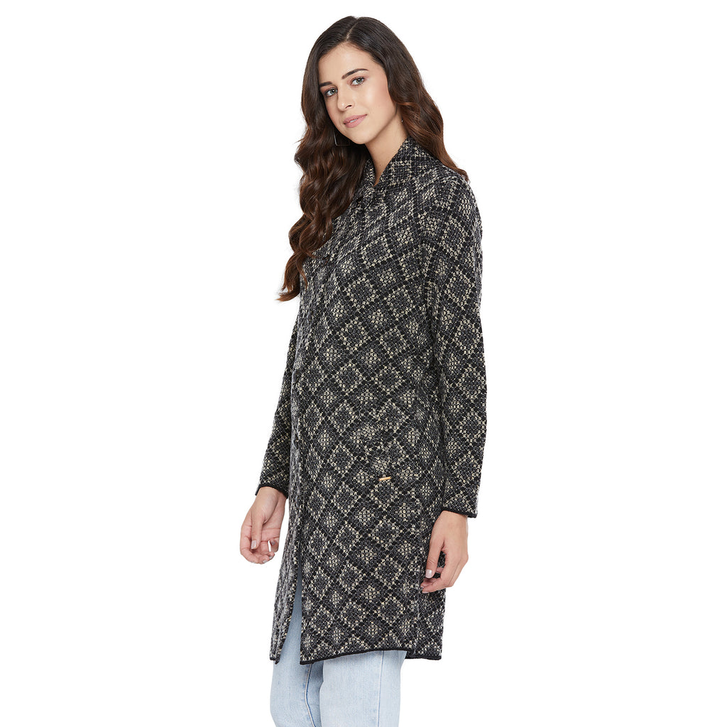 Duke Urban Women Full Sleeve Long Cardigan (SDS959)